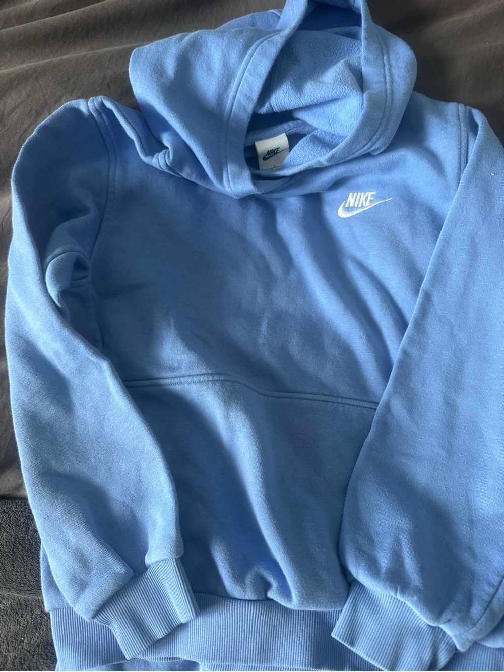 Nike Light Blue Pullover Hoodie and pants